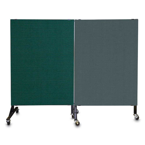 Enclosed Corkboard, 1 Door, 72"x48", 4" Fra